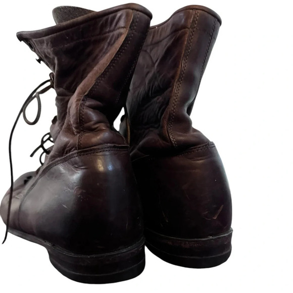 Vintage Justin Apache men’s leather roper style fri fed lace up boot 13 main image 4